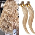 thumbnail image 2 of SEGO 100% Remy Human Hair Extensions Micro Loop Hair Extension Nano Micro Bead Ring Thick Hair Piece Clearance, 2 of 8