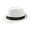 White, variant on Short Brimmed Fedoras Solid Color Classical Beach Sun Hat 1920s Ganster Costume Accessory for Men Women