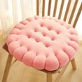 thumbnail image 2 of Chair Cushion, Balcony Cushion, Round Thickened Soft Velvet Throw Pillow, Skin-Friendly Cotton Liner, Comfortable Decorative Seat Pad for Bedroom Sofa Couch Floor, 40x40x8cm, 2 of 5