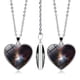 thumbnail image 5 of Xihbxyly Ofertas relámpago de hoy Prime Collar de doble cara en colgante de corazon del universo y galaxia del sistema solar, 5 of 5