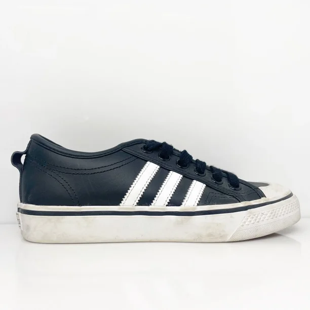 Adi-das Mens Nizza EE7207 Black Casual Shoes Sneakers Size 5