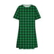thumbnail image 5 of Vestido de Manga Corta para las Mujeres Casual Impreso Cuello Redondo, Vestido de las Señoras para la Primavera Y el Verano de Uso Diario, 5 of 9