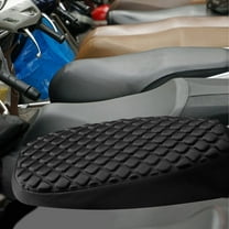 HORIALENCE Universal Motorcycle Seat 1Pcs Black Pu Mini Bike Seat Cushion Breathable Sun Protection