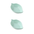 thumbnail image 2 of Langgg Feuille Forme Assaisonnement Plats Table Sauce Récipient Cuisine Couverts Casse-Croûte Assiette 7 * 11cm Vert 2Set, 2 of 6