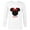 White, variant on Disney Minnie Mouse Aunt Family Red Bow Family Mother’s Day - Long Sleeve T-Shirt for Men - Customized-White