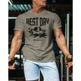 thumbnail image 6 of Gymish Rest Day Workout T-Shirt for Men, Funny Gym Shirts, Lifting T-Shirt, Deadlift Tee, Men's Gym Shirt, Workout Tops, Powerlifting & Bodybuilding Tee, 6 of 6