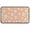 Peach Daisy Flower, variant on Black Daisy Flower Pattern Door Rugs,Washable Non Slip Door Mats Indoor,Decorative Door Mats,Entry Mat Indoor for Entrance,Bedroom,Kitchen,Bathroom,30"x17"