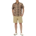 thumbnail image 2 of INSPIRE CHIC Men's Animal Print Short Sleeves Casual Summer Printed Shirts, 2 of 6