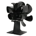 thumbnail image 3 of Heat Powered Fan, Low Noise 6 Blade Energy Efficiency Stove Eco Fan  for Home, 3 of 8