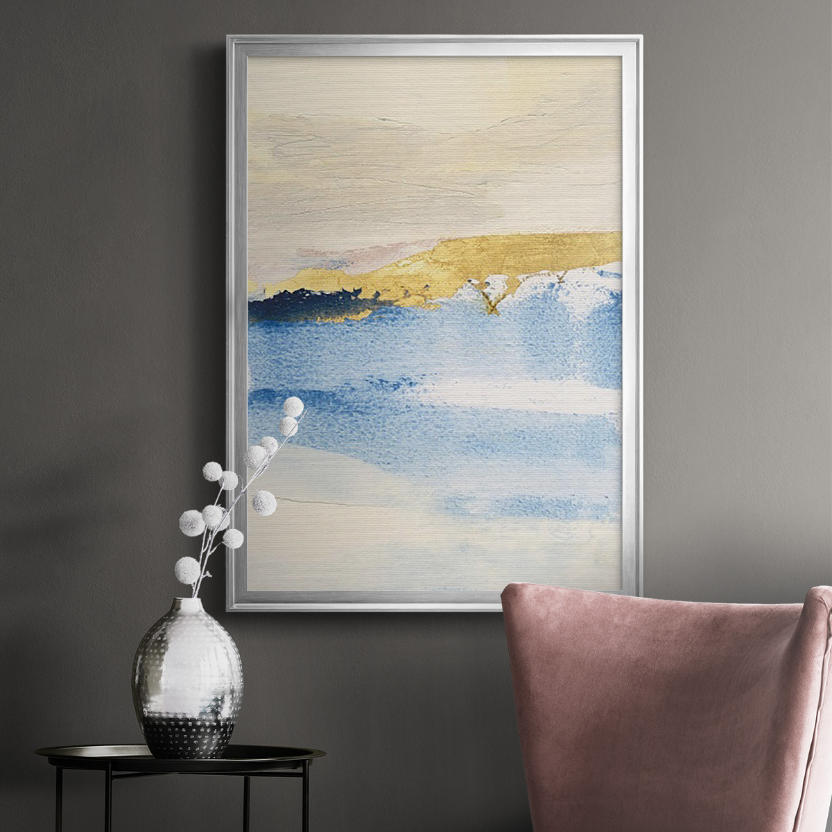 Pampa I Premium Framed Print, in Gold, Black, or Silver - Ready to Hang