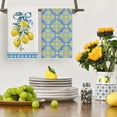 thumbnail image 2 of Lemon Flowers Floral Summer Kitchen Towels Dish Towels, 18x26 Inch Hello Sunshine Seasonal Decoration Hand Towels Set of 4, 2 of 6