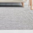 thumbnail image 6 of Superior Two-Toned Braided Indoor/ Outdoor Area Rug, Canvas/ White, 4' x 6', 6 of 7