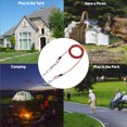 thumbnail image 5 of UEETEK Pet Leash Wrapped Steel Wire Pulling Rope With Metal Hooks Outdoor (Red), 5 of 5