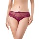 thumbnail image 1 of Gibobby Panty Microfibra con Encaje Calzoncillos mujer Bragas cintura Bragas encaje malla sexy transpirable para niñas（Vino， 2XL), 1 of 5