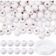 thumbnail image 1 of 1 caja con 150 cuentas de bolas de golf acrílicas blancas de 11 mm con agujero grande, ideales como espaciadores deportivos redondos, con 10 m de cuerda., 1 of 4