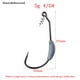 thumbnail image 1 of < Gooutdoorod > Gancho De Púas Con Cabeza De Manivela Expuesto 3G 5.25G Ganchos De Pesca Offset Para Aptos Para Aparejos A La Venta Gao Jiahui unisex, 1 of 2