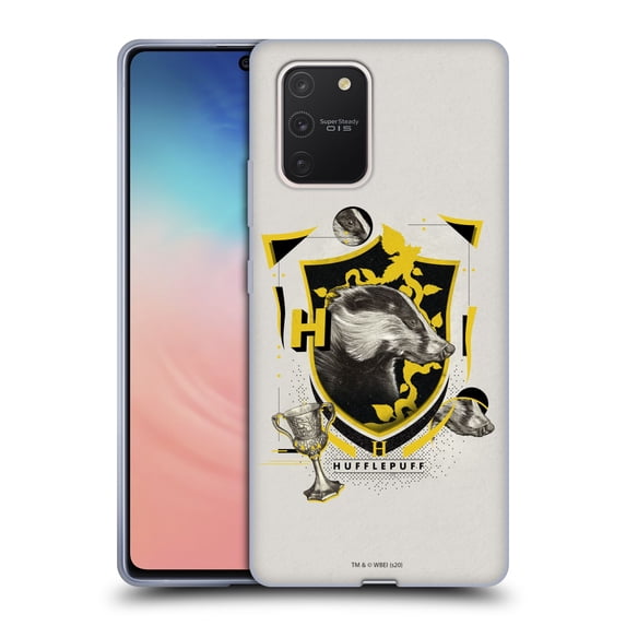 Head Case Designs Officially Licensed Harry Potter Deathly Hallows XXVII Hufflepuff Soft Gel Case Compatible with Samsung Galaxy S10 Lite