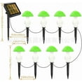 thumbnail image 2 of LINLIN LED Mushroom Solar String Lights,Outdoor Waterproof Garden Lights 8 Lighting Modes Outside Decoration for Pathway Landscape Yard Easter Pathway Xmas, 2 of 2