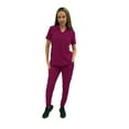 thumbnail image 4 of Fubu Women's 5 Pocket V-Neck Scrub Top Medical Nursing Uniform, 4 of 6