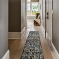 thumbnail image 2 of Garland Rug Rumba Black/Earth Tone Indoor Runner Rug, 2' x 8', 2 of 7