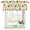 white, variant on 2 Pack Valances for Window, Brown Yellow Sunflower Short Curtains for Kitchen Bedroom Living Room, Summer Botanical Farmhouse Floral Rod Pocket Small Window Treatment Valance Drapes 42 x 12 Inch