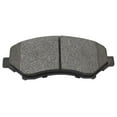 thumbnail image 2 of DAMAIJOY Brake Pad Set Kit Semi Metallic Front Semi-Metallic for Routan for C/V for Wrangler JK for Wrangler for Liberty for Nitro for Journey for Grand Caravan for Town & Country, 2 of 6