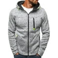 thumbnail image 1 of Chandail en Molleton Imprimé Décontracté de Sport Cardigan en Polaire à Capuche Veste de Mode, 1 of 6