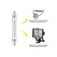 thumbnail image 3 of 26-27 5 Pack 118mm 300w 230v Dimmable R7s Halogen Linear Light Bulb for Construction Work, 3 of 5