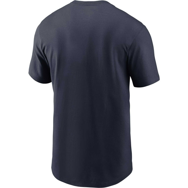 売れ筋商品|||ナイキ Tシャツ トップス レディース Men's Navy Houston Texans Division Essential T-shirt Navy Houston Texans Rewind Logo Essential Men's Nike NFL T-Shirt