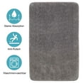 thumbnail image 1 of Bath Mat, 50x80cm Bathroom Carpet Bath Carpet Non-Slip Bath Rugs Gray, Soft and Fluffy Textile, Washable Tpr Material On The Bottom, Bath Mats for Bathroom Bedrooms, 1 of 7