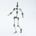 thumbnail image 4 of Armature Kit - DIY Metal Puppet Figure Skeleton, Easy to Assemble, Animated Character Design, for Stop Motion Animation, 4 of 10