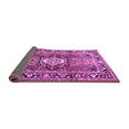 thumbnail image 2 of Ahgly Company Indoor Rectangle Medallion Purple Traditional Area Rugs, 2' x 4', 2 of 4