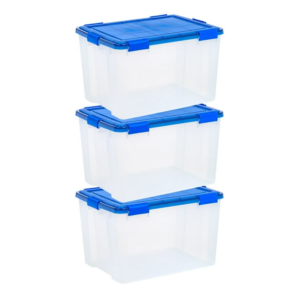 Plastic Bins with Lids