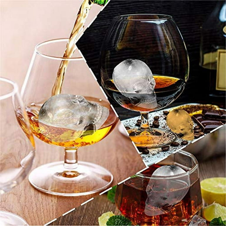 Heart Shape Ice Cubes Reusable Crystal Clear Tray Whiskey Tray Wine Maker  Mold