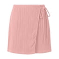 thumbnail image 2 of Xucatan Womens 5 Inch Shorts, Solid Elastic Waist Casual Bottoms, Pocket Pull On Short Pants, Summer Relaxed Fit Shorts Gift, 2 of 6