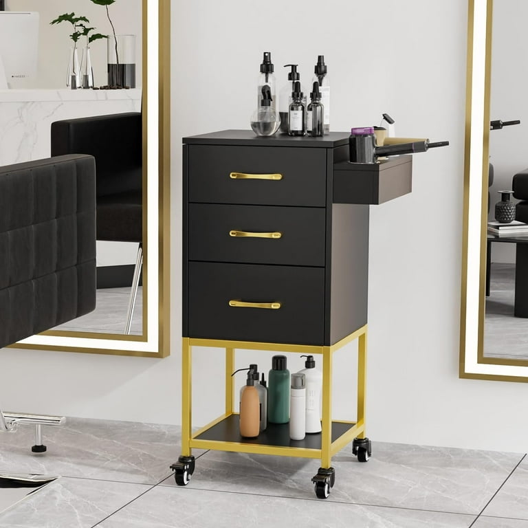 OmySalon Beauty Salon Storage Trolley Cart, Salon Station for