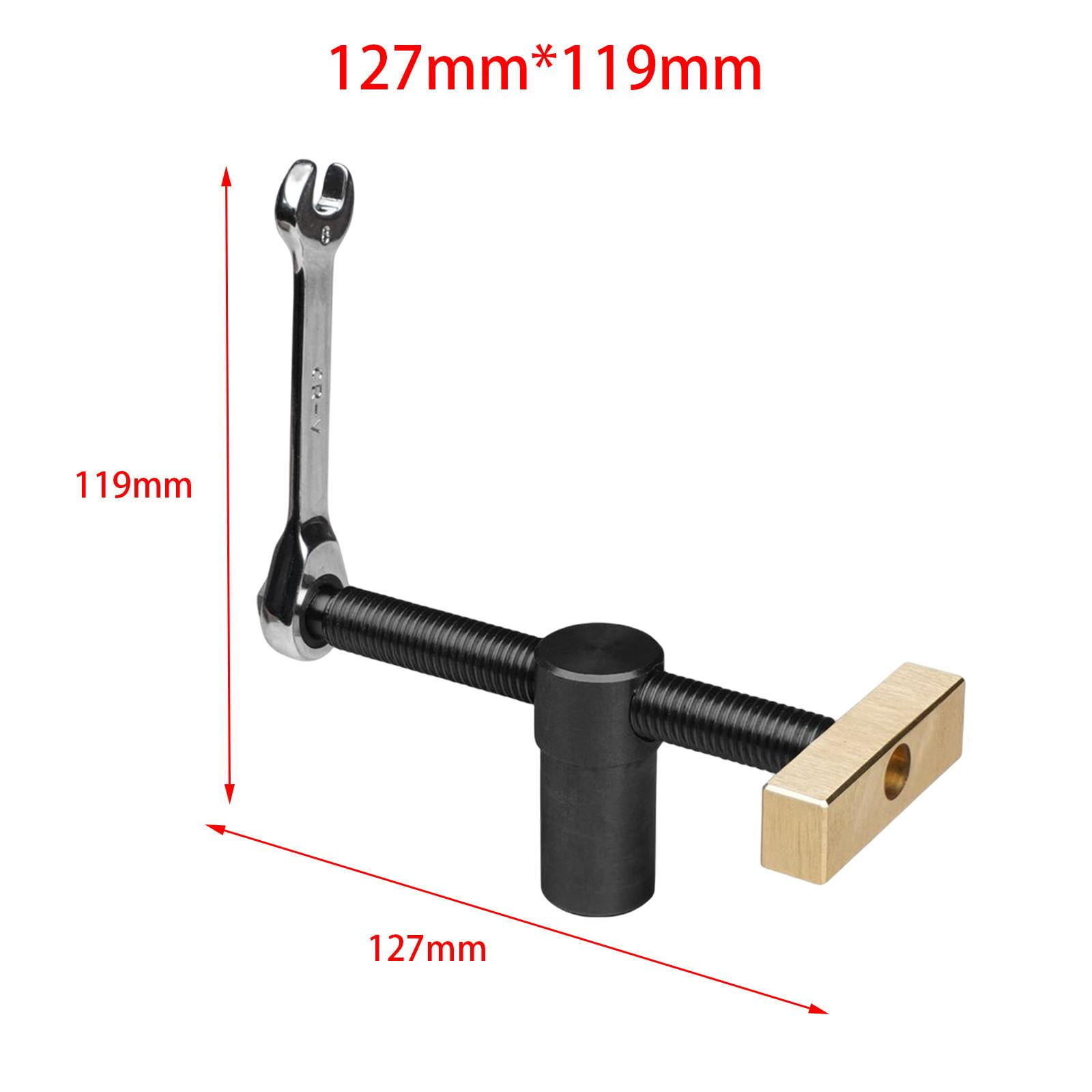 Woodworking Adjustable Desktop Clip Handy Professional Fast Fixed Clip Clamp Fixture Vise for Carpenter Workbench Hole Planing Stop Benches , Without Bench Dogs