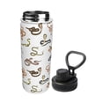 thumbnail image 2 of Fotbe Snake Pattern 18 Oz Sports Insulated Kettle Vacuum Cup Stainless Steel Travel Mug Cup Thermal Flask,Insulated Kettle for Cycling Gym Basketball Outdoor, 2 of 7