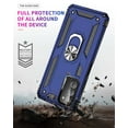 thumbnail image 5 of Allytech Galaxy A03s Case (US Edition), Galaxy A03S Case with Stand, With Ring Holder Stand Military Grade Shockproof Protective Compatible with Car Mount Case Cover for Samsung Galaxy A03S - Blue, 5 of 6