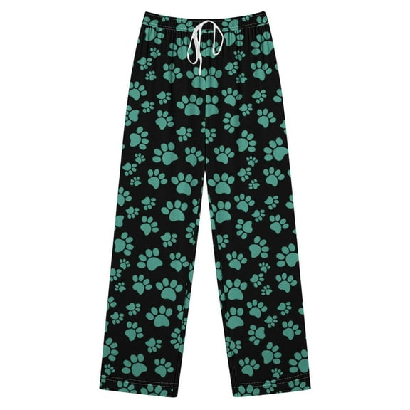 Ayfxijin Women's Pajama Pants Home Print Pajamas Daily Home Clothes Long Pants