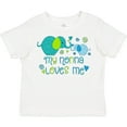thumbnail image 3 of Inktastic My Nonna Loves Me- Cute Elephants Boys or Girls Toddler T-Shirt, 3 of 5