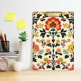 thumbnail image 2 of FORMRS Acrylic Clipboard with Low Profile Clip Standard A4 Letter Size, 12.5" x 9", Beige Floral, 2 of 8