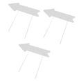 thumbnail image 1 of Blank  Signs with Stakes, Directional Signs Plastic Multipurpose  for Party Decor, 1 of 7