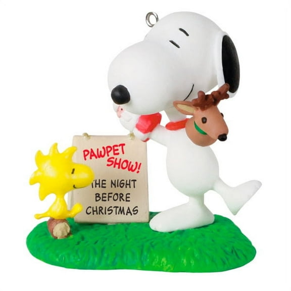 Hallmark Ornament: 2021 Snoopy's Pawpet Show | QXI7312 | Peanuts