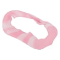 thumbnail image 4 of Funda facial de silicona VR para Quest 2, cojín facial a prueba de sudor y luz, almohadilla lavable para la nariz y la cara VR, color rosa, 4 of 5