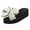 White, variant on Wedge Platform Flip Flops for Women Dressy Comfortable Slides Thong Bow Sandals Lightweight Slippers Casual Summer Vacation Shoes Pink Size 7