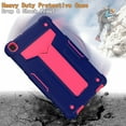 thumbnail image 3 of Galaxy Tab A 8.0" 2019 Case T290 T295, Allytech Heavy Duty Protection Multi Angle Viewing Stand Shockproof Kids Friendly Rugged Back Cover Case for Samsung Galaxy Tab A 8.0 2019, Navyblue/Rose, 3 of 4