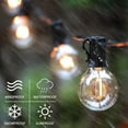 thumbnail image 4 of Banord LED 27 Foot Solar String Lights, 13 Shatterproof Bulbs for Outdoors, 4 of 8
