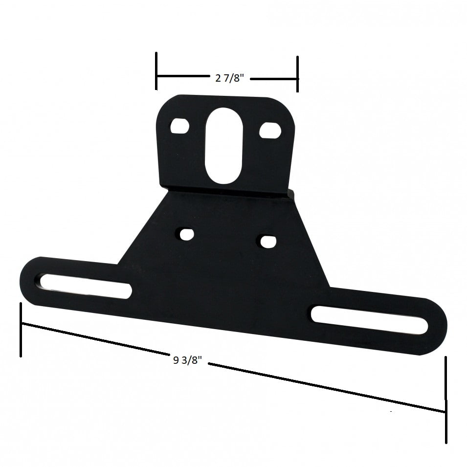 Trailer RV Camper License Plate Bracket Plastic