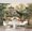 Color 2, variant on Wall Mural Peel and Stick Traditional Chinoiserie Garden Pavilion Serene Lake Landscape Peonies Self-Adhesive Wallpaper Removable Wall Decal Wall Sticker Home Decor for Living Room Bedroom 69"x96"